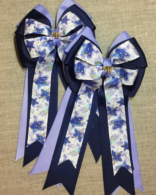 Navy & Iris Stars