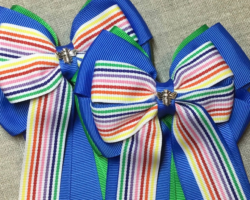 Royal & Emerald Rainbow Stripes